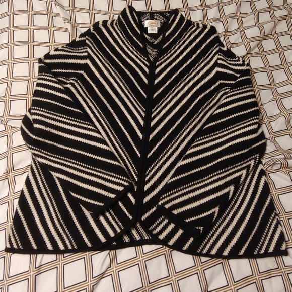 Talbots Jackets & Blazers - Talbot black\white striped jacket